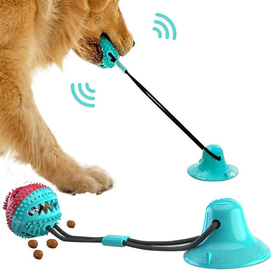 Dog Toys Silicon Suction Cup Chew Toys